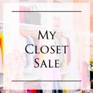 Closet Sale!!!
